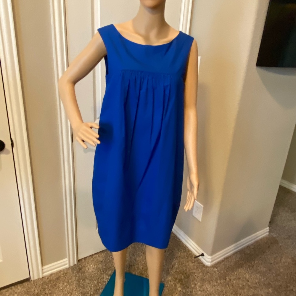 NWOT - Theory Blue Kadie Bubble Dress - Sz 8